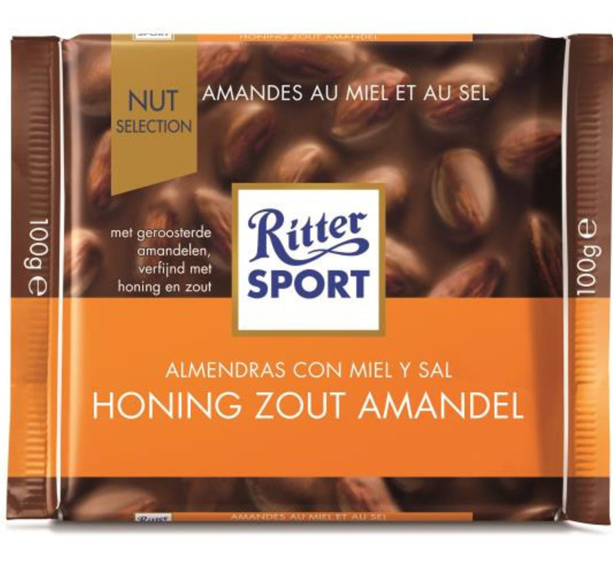 Ritter Sport Honey Salt Almonds Doos 11X 100Gr