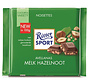 Ritter Sport Melk  Gebr. Hazelnoot  Doos 12X  100Gr