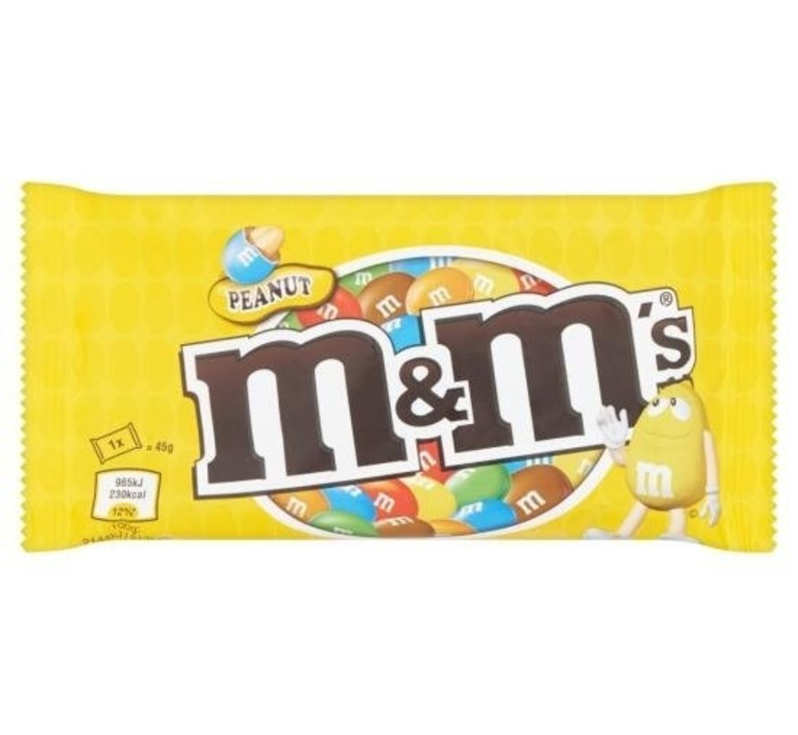 M&M'S Pinda Single - Doos 24x 45Gram