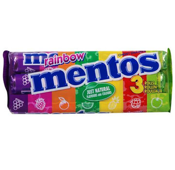 Mentos Rainbow 3-Pack -Doos 25x3