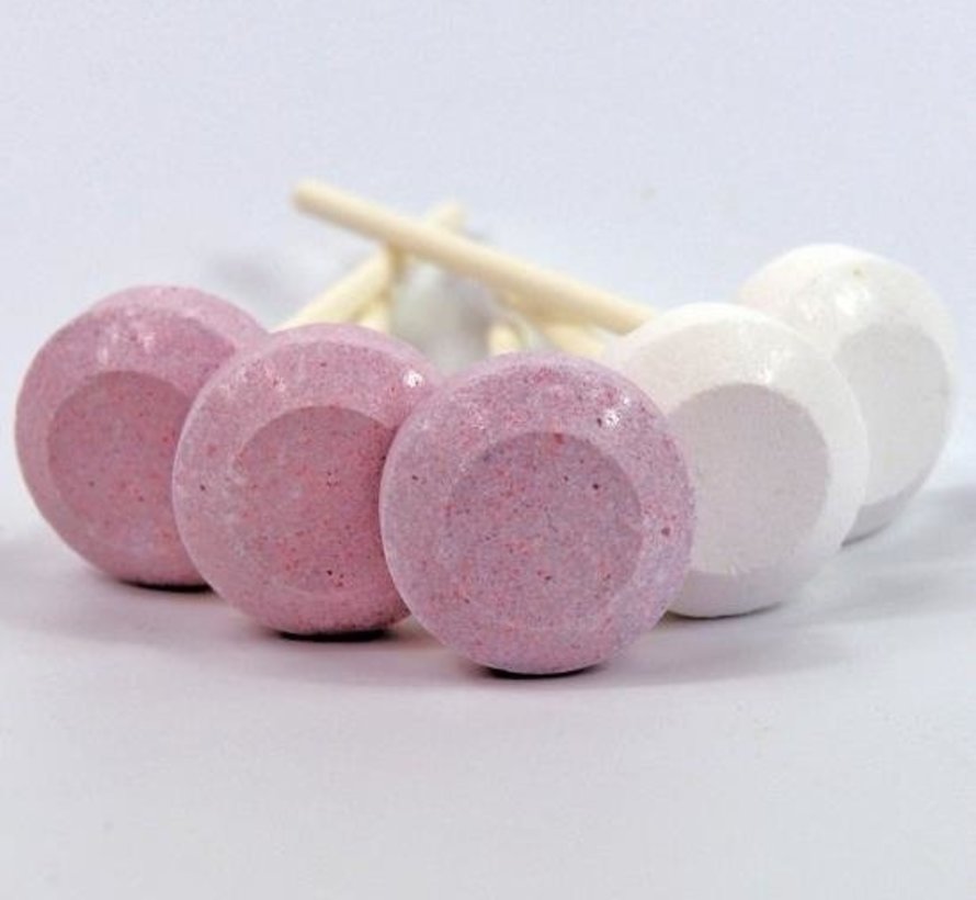 Roze En Witte Dextro Lolly - Silo 500 gram
