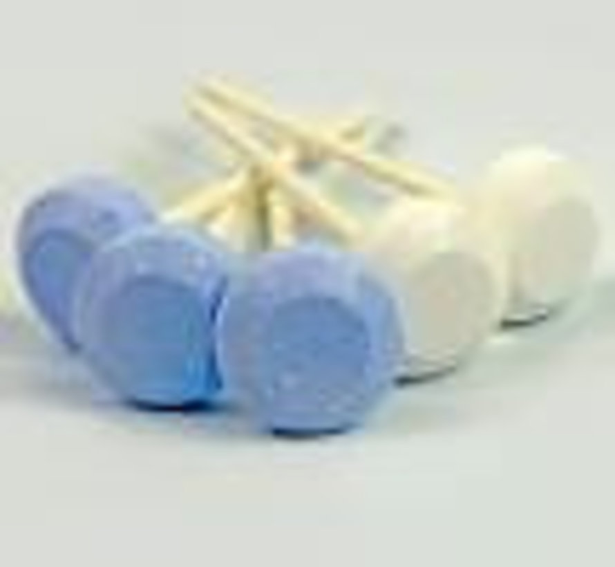 Blauwe En Witte Dextro Lolly  -Silo 700 gram