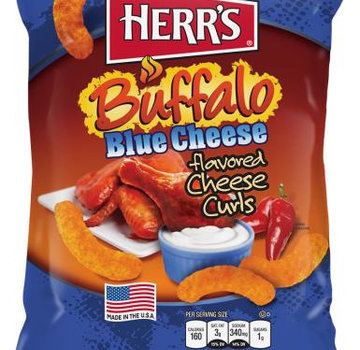 Herr's Food Inc Herr's Buffalo Blue Cheese Curls -Doos 12x199 gram