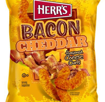 Herr's Food Inc Cheddar Bacon Cheese Curls -Doos 12x170 gram