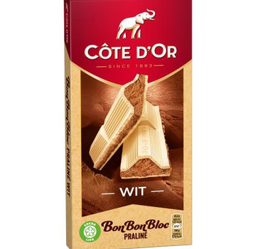 Côte d'OR Cote D'Or Bonbonbloc Praline Wit Doos 15 X 200 Gram