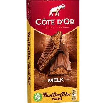 Côte d'OR Cote D'or Bonbonbloc Melk Praline  Doos 15 X 200 Gram