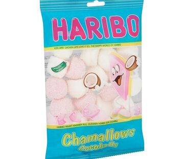 Haribo snoep Chamallows Cocosbollen Haribo Doos 12X 175 Gr