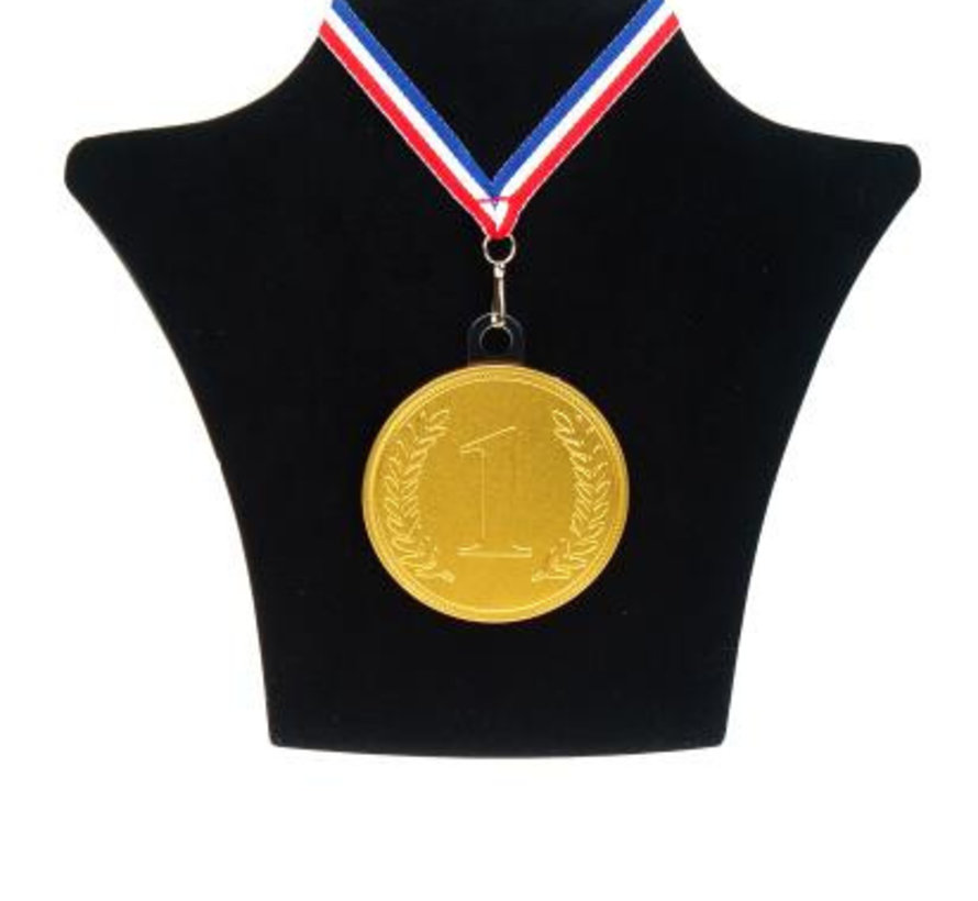 Chococlade Medaille Nr1+Lint  10 Stuks