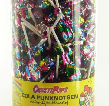 Crest Cola Fun Pop Lolly (Disco) Silo 150 Stuks