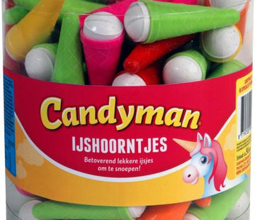CandyMan Candyman Ijshoorntjes -Silo 90 Stuks