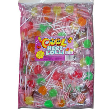 Cool Valentijn Hart Lolli Mix (Herz) Zak 200 Stuks