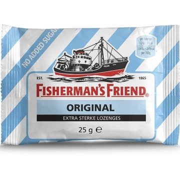 Fisherman's Friend Fisherman Original SUIKERVRIJ -Doos 24 stuks