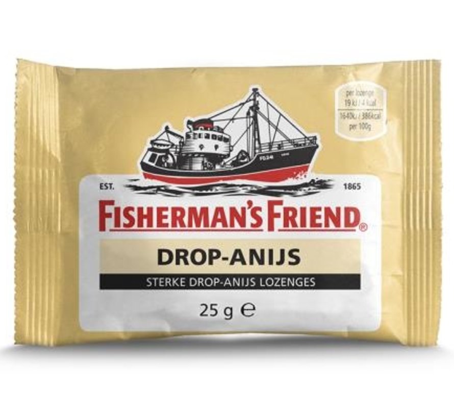 Fisherman geel Drop Anijs