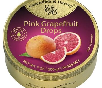 Cavendish & Harvey Pink Grapefruit Drops -Doos 9 blikken