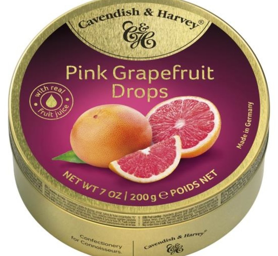 Pink Grapefruit Drops -Doos 9 blikken