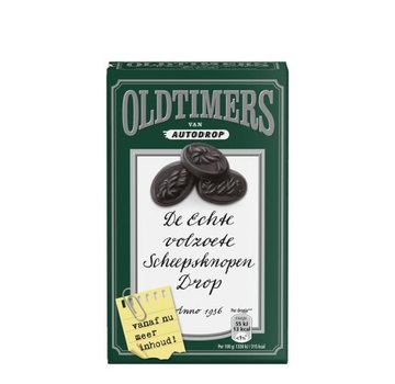 Autodrop Oldtimers Zoete Scheepsknopen Drop -Doos 6x185 gram