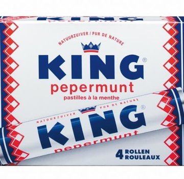 King 4-Pack Pepermunt rollen -Doos 24 stuks