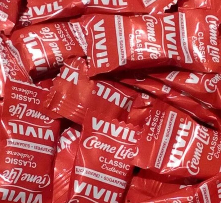 Vivil Aardbei Suikervrij -1 kilo