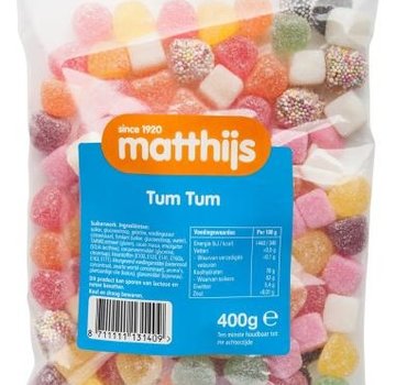 Matthijs Tum Tum 400 gram -Doos 20 stuks