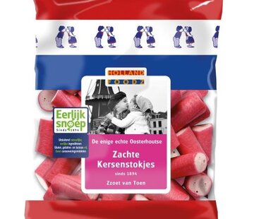 Holland Foodz Roze Kersenstokjes 110 gram voorverpakt