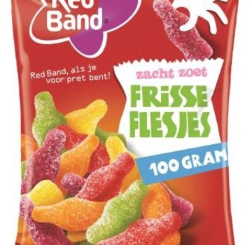 Red Band snoep Frisse Flesjes -Doos 24x100