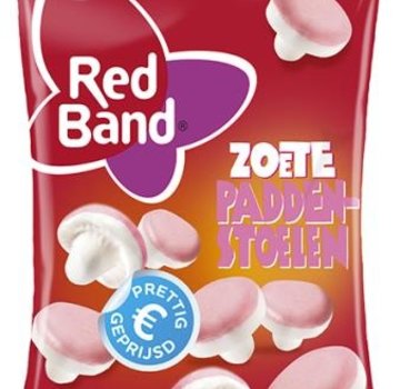 Red Band snoep Zoete Paddenstoelen -Doos 12x130 gram