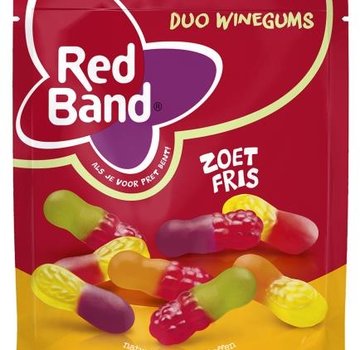 Red Band Duo Winegums Zoet/Fris -Doos 10x205 gram
