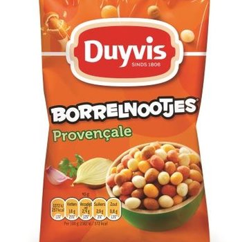 Duyvis Borrelnootjes Provencale 45 gram - Doos 20 stuks