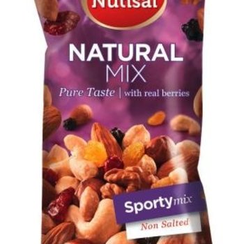 Nutisal Ongezouten Sporty Mix Naturel 60 gram -Doos 14 stuks