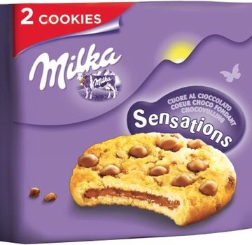 Milka Milka Sensation Cookies 52 gr -Doos 24 stuks