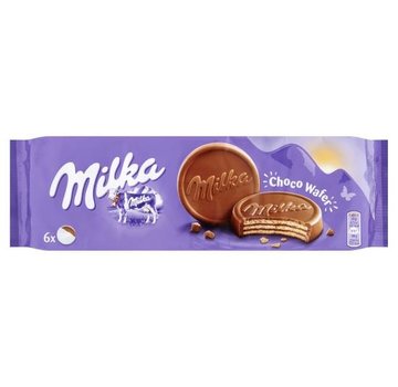 Milka Milka Choco Wafer Melk 180gr -Doos 18 stuks