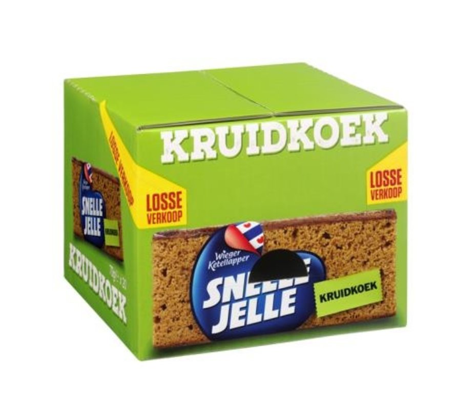 Snelle Jelle Kruidkoek 70gr -Doos 20 stuks