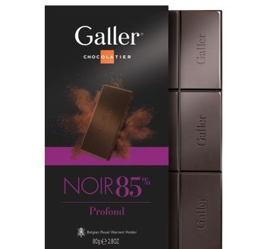 Galler Chocolade  Extra Puur 85% Tablet -Doos 10 stuks