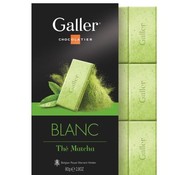 Galler Chocolade Wit Matcha Thee Tablet -Doos 10 stuks