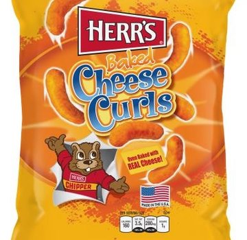 Herr's Food Inc Herr's Cheese Curls -zak 198 gram