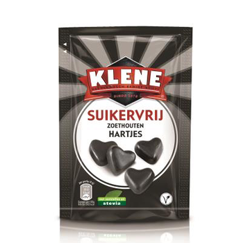 Klene Zoethout Hartje Suikervrij -Doos 12x110 gram