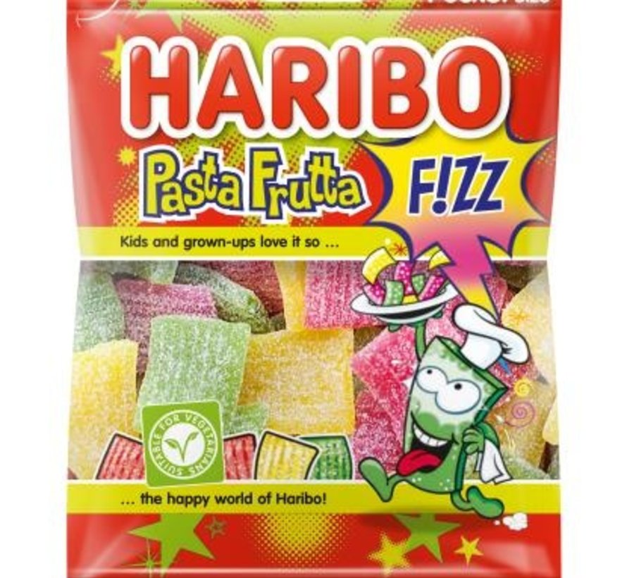 Haribo Zure Pasta Frutta -Doos 28x70 gram