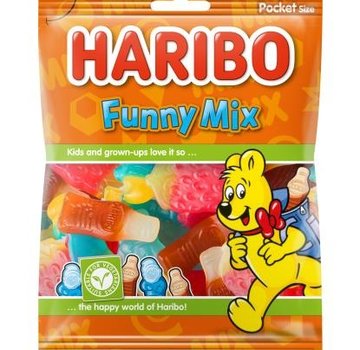 Haribo snoep Funny Mix -Doos 28 stuks