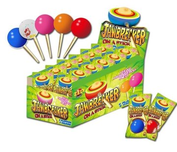 Jawbreaker Jawbreaker Lollies On A Stick  -Doos 15 Stuks