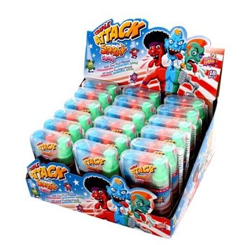 As Triple Attack Candy Spray -Doos 18 stuks