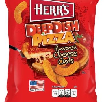 Herr's Food Inc Herr's Cheese Curls Deep Dish Pizza -Doos 12x199 gram