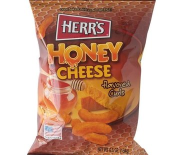 Herr's Food Inc Herr's Honey Cheese Curls -Doos 9x185 gram