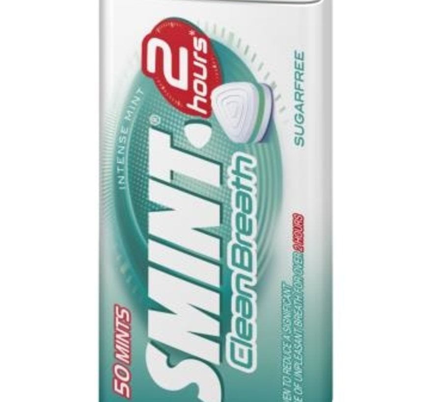 Smint Clean Breath Suikervrij- Doos 12 stuks