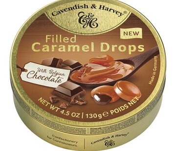 Cavendish &amp; Harvey Chocolate Filled Caramel -Doos 11 blikken
