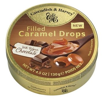 Cavendish & Harvey Chocolate Filled Caramel -Doos 11 blikken