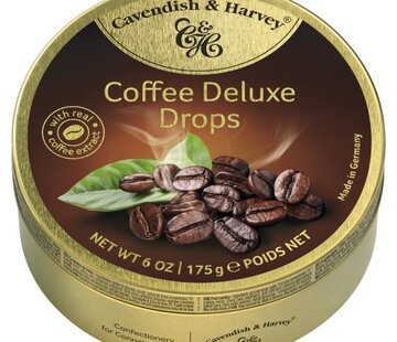 Cavendish &amp; Harvey Coffee Deluxe Drops -Doos 9 blikken