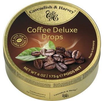Cavendish &amp; Harvey Coffee Deluxe Drops -Doos 9 blikken
