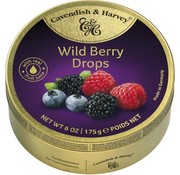 Cavendish &amp; Harvey Wild Berry Drops -Doos 9 blikken