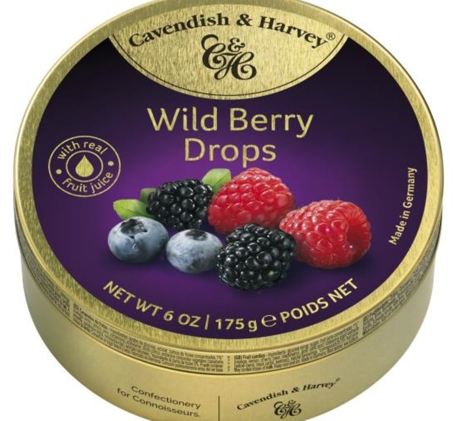 Wild Berry Drops -Doos 9 blikken