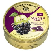 Cavendish &amp; Harvey Black Currant Apple Drops -Doos 9 blikken